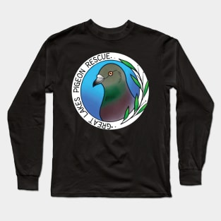 Great Lakes Pigeon Rescue Logo Long Sleeve T-Shirt